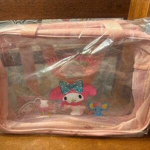 Sanrio My Melody Pink Cosmetic Bag. NWT